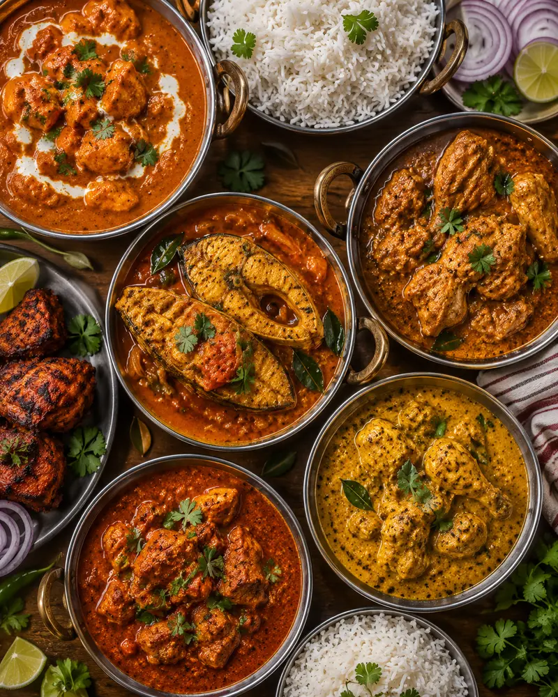 Authentic Indian Thali
